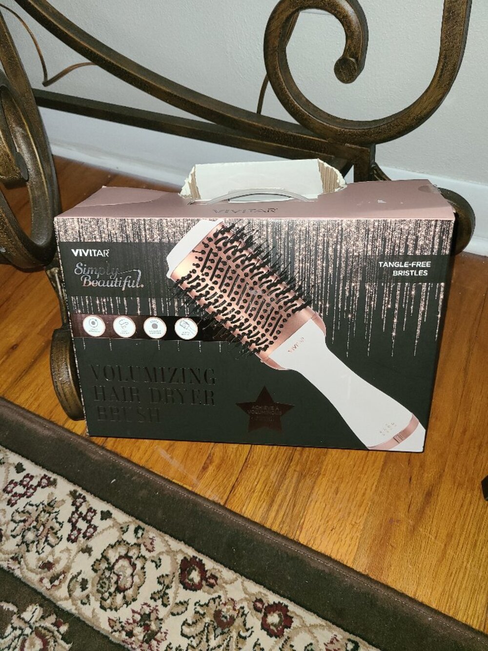 VIVITAR Volumizing Voluminous Curls Hair Dryer Brush New Simply Beautiful